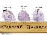 Amethyst Crystal Skull Pendant (Free Shipping)