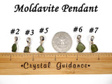 Moldavite Pendant Sterling Silver