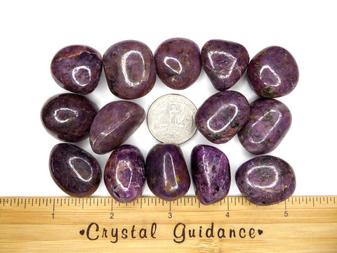 Ruby tumbled stone