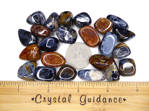 Pietersite tumbled stone